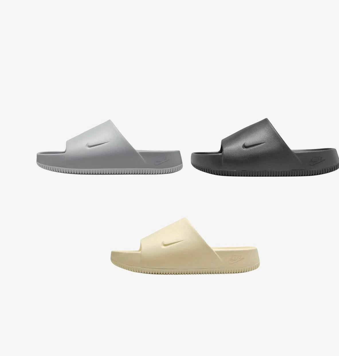 Nike Calm Papuce Crne