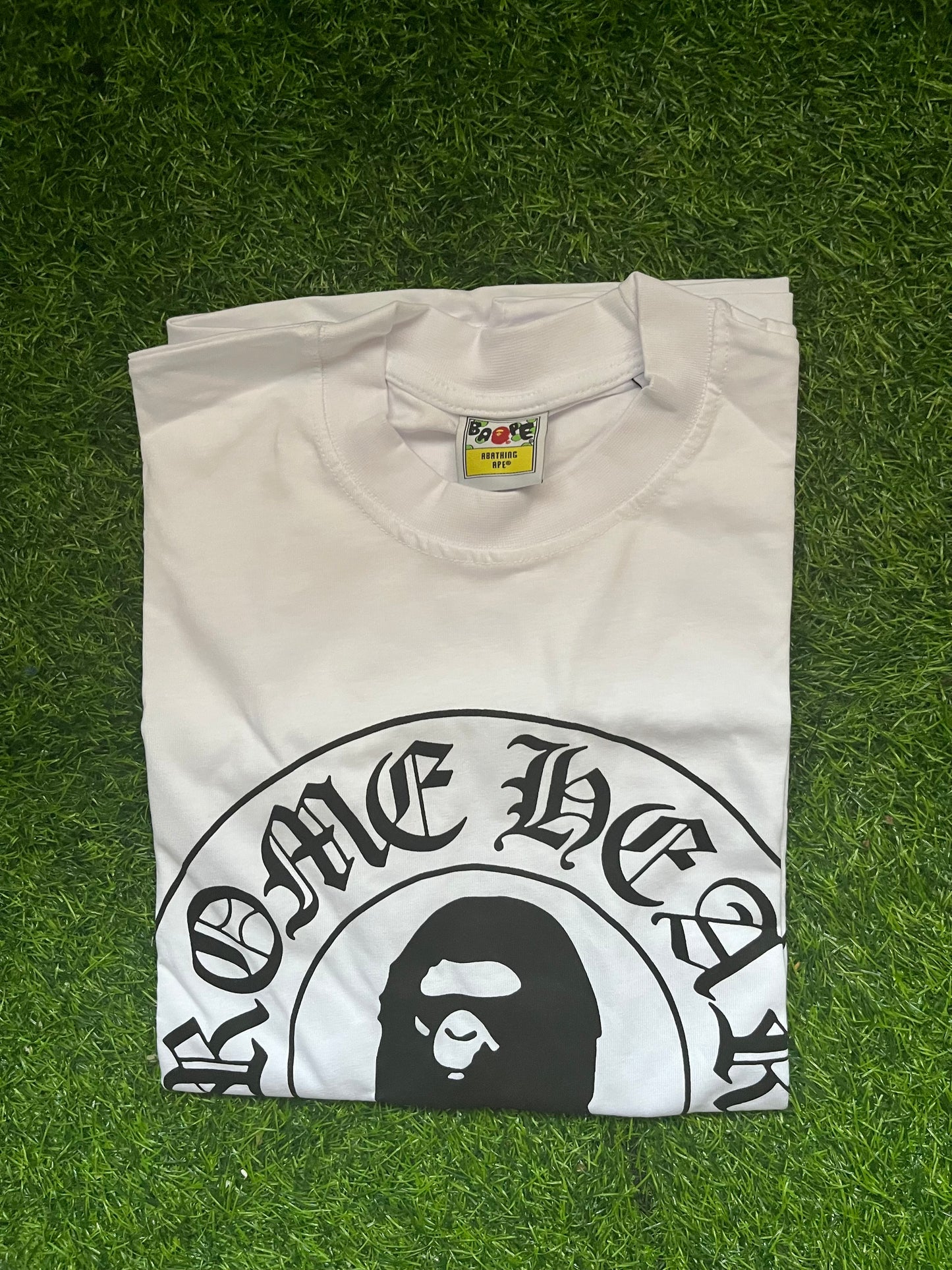 Bape x Chrome Hearts Majica Bela