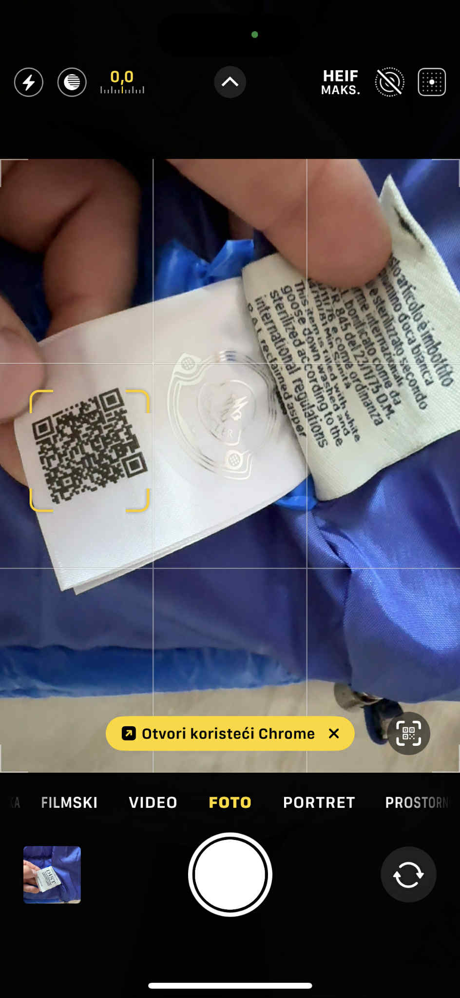 Moncler Maya Blue Original ®️