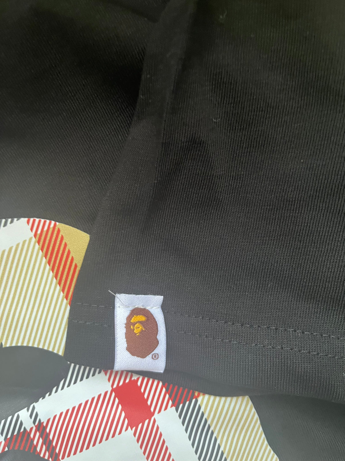 Bape x Burberry Majica Crna