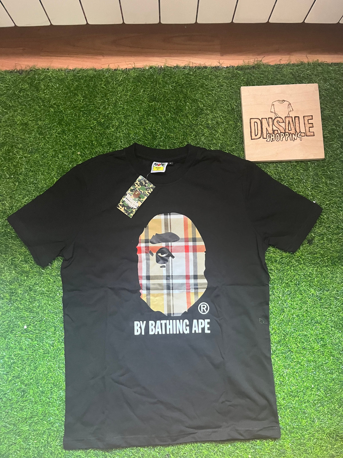 Bape x Burberry Majica Crna