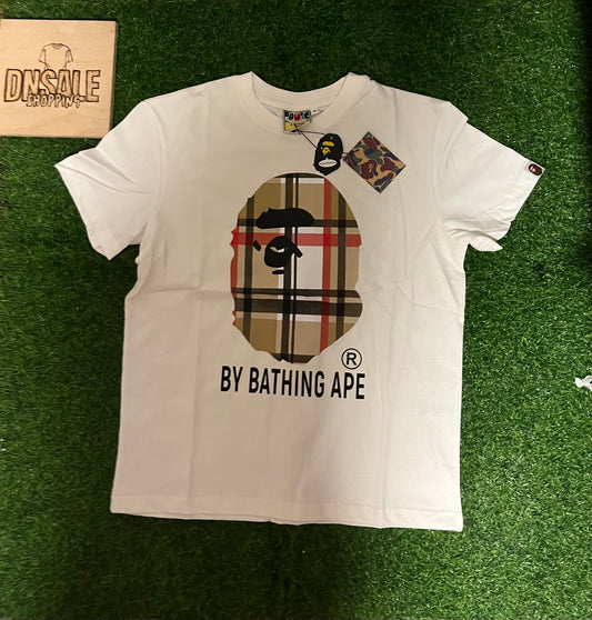 Bape x Burberry Majica Bela