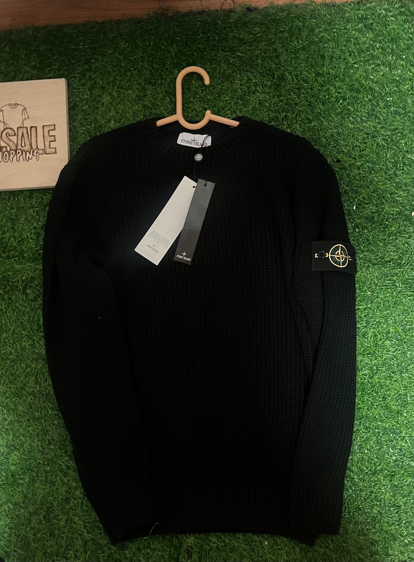 Stone Island Dzemper Crni