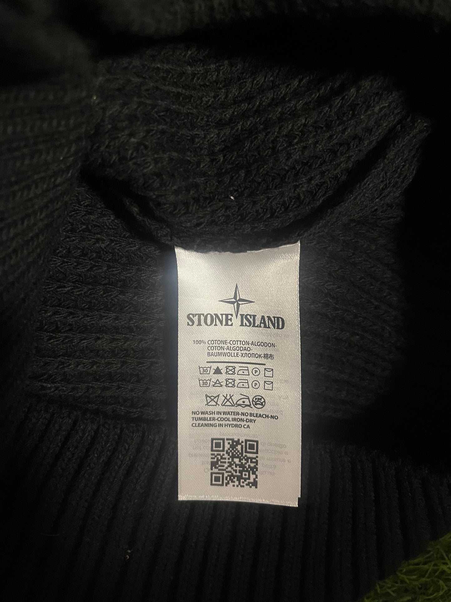 Stone Island Dzemper Crni