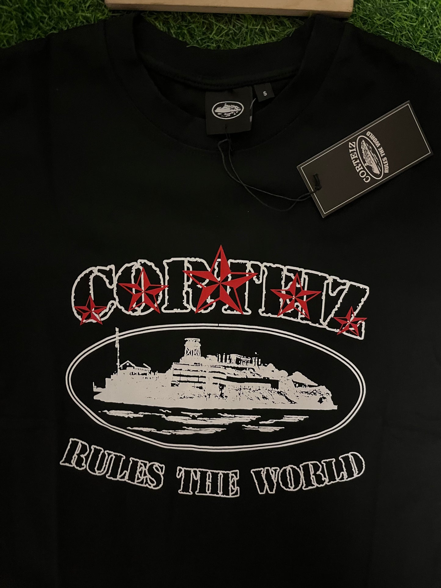 Corteiz Rules The World Majica Crna