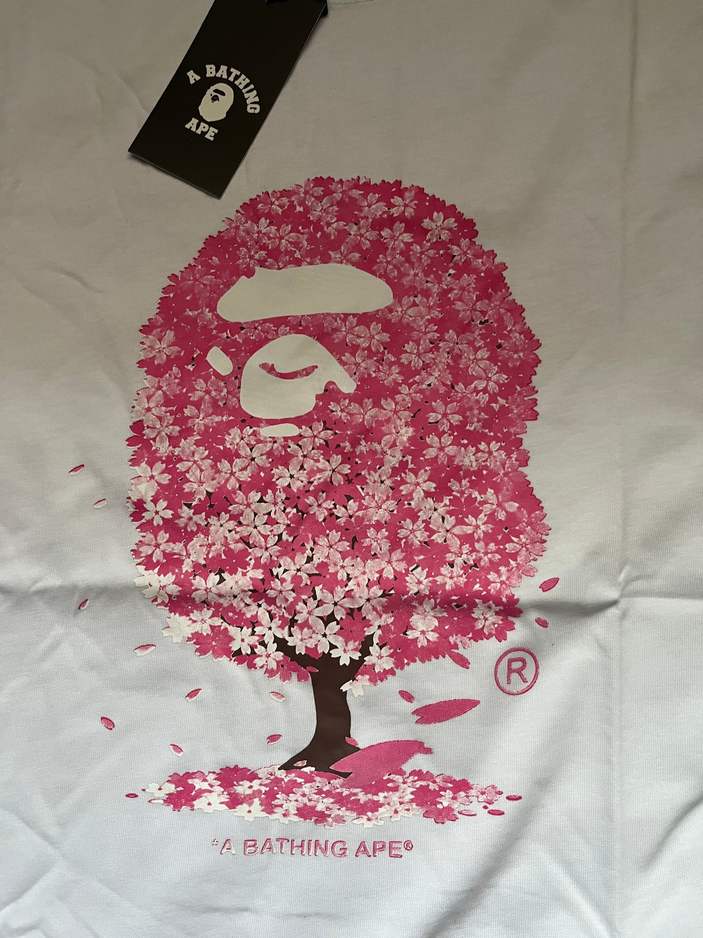 Bape Pink Majica Bela