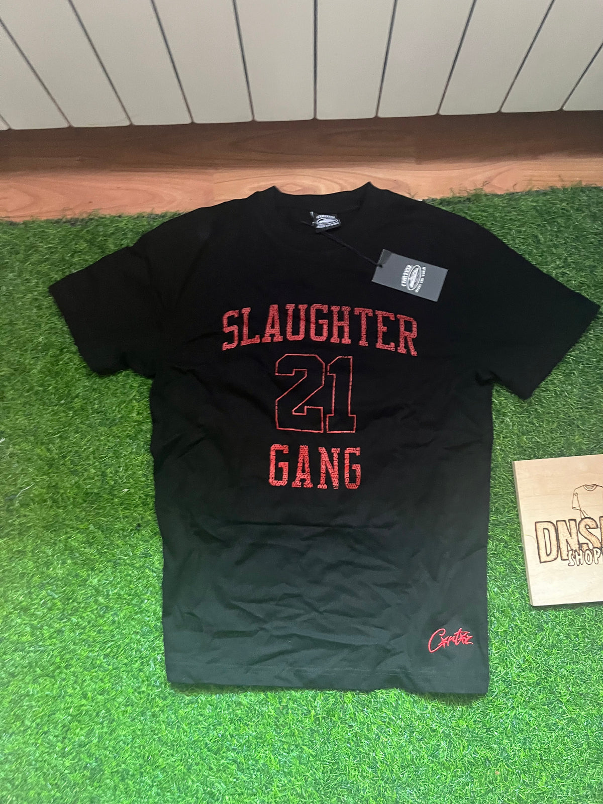 Corteiz Slaughter Gang Summer Set ( Majica + Sorc ) Crni