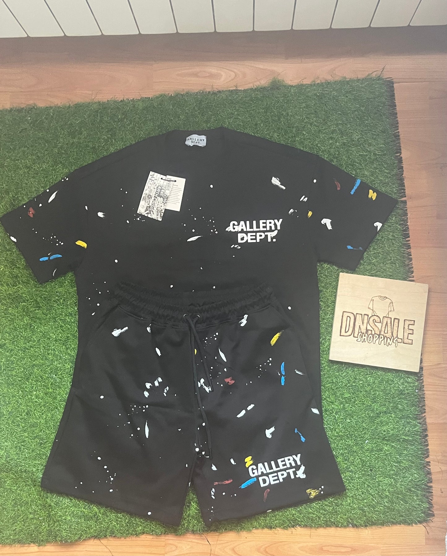 Gallery Dept Summer Set Crni ( Majica + Sorc )