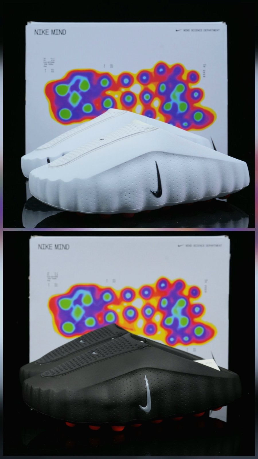 Nike Mind Papuce Crne / Bele