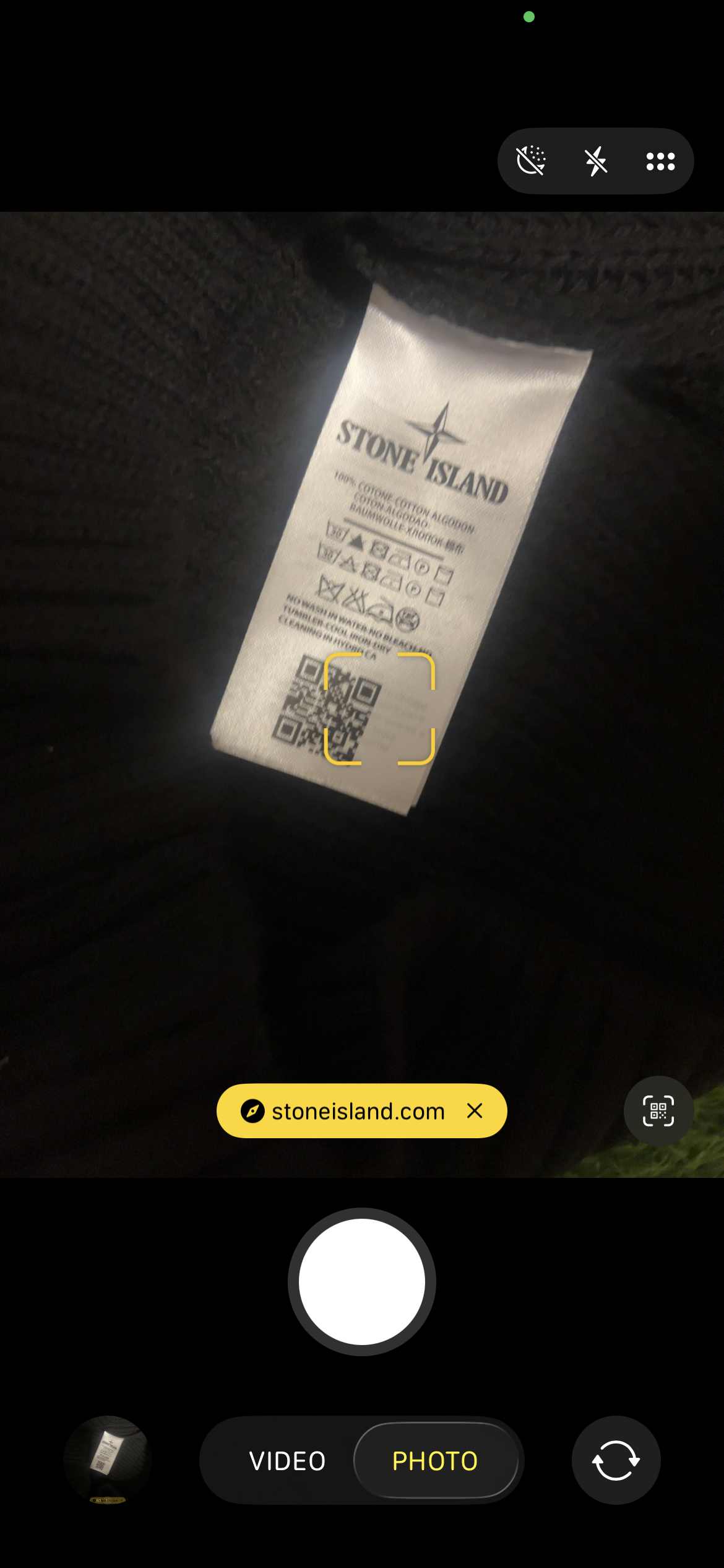 Stone Island Dzemper Crni