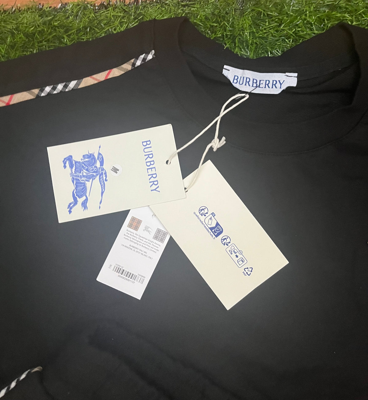 Burberry Summer Set ( Majica + Sorc ) Crni