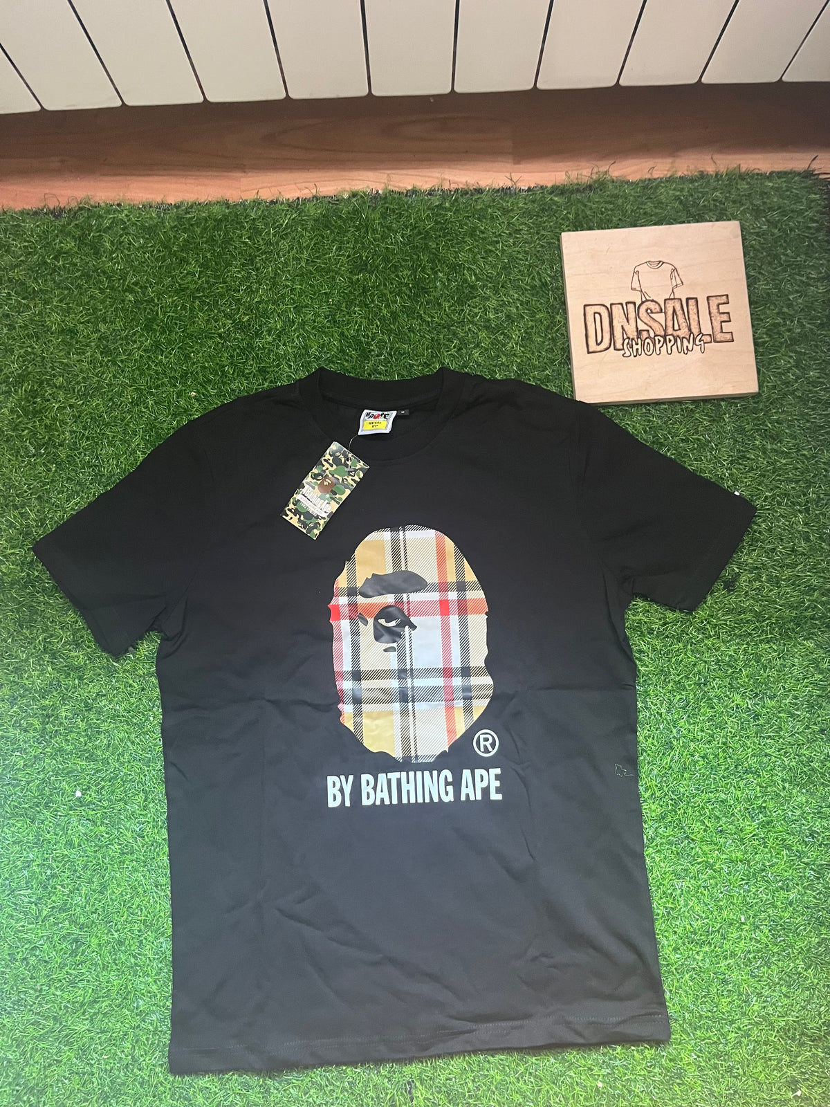 Bape x Burberry Majica Crna