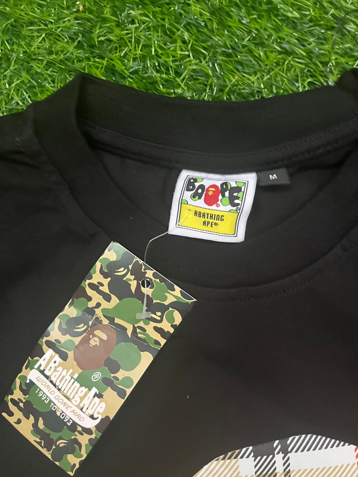 Bape x Burberry Majica Crna