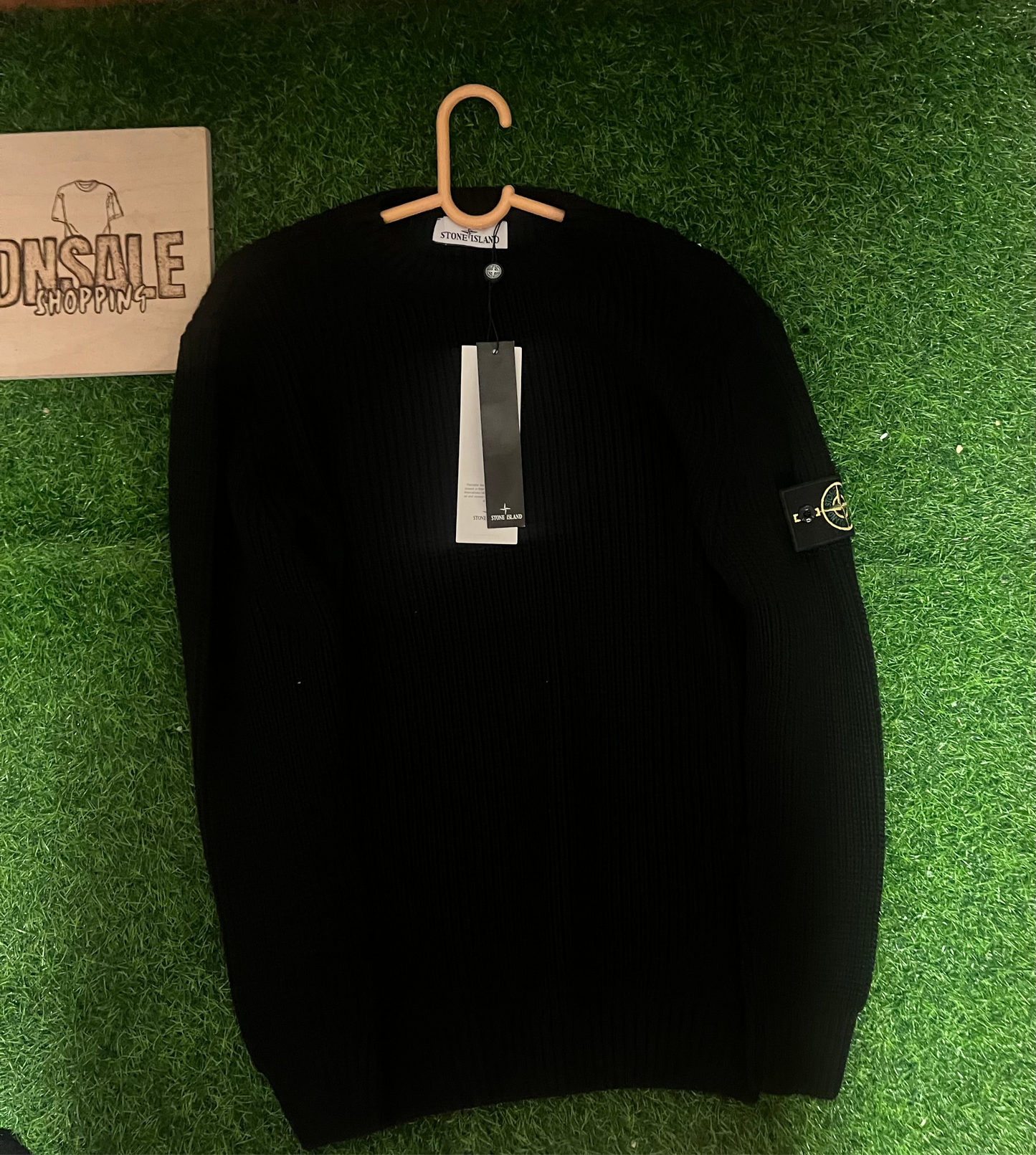 Stone Island Dzemper Crni