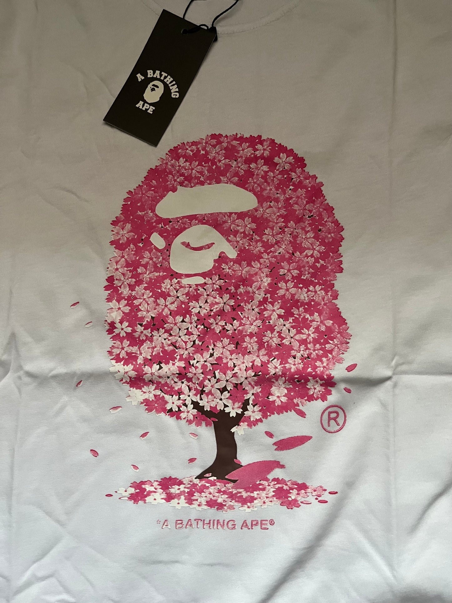 Bape Pink Majica Bela