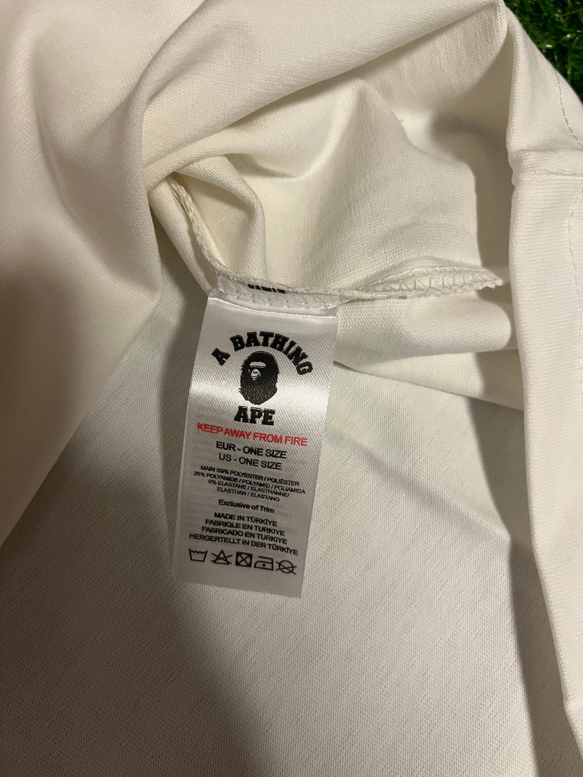 Bape x Burberry Majica Bela