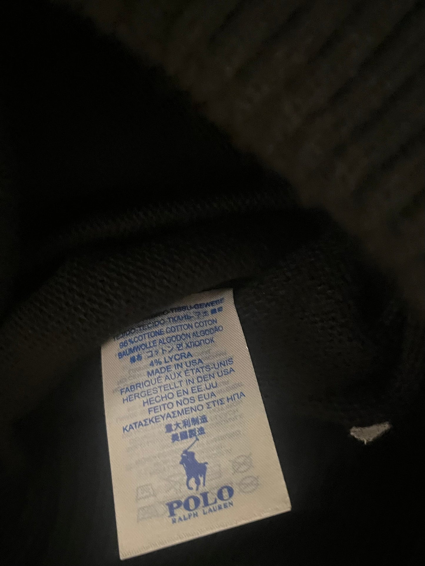 Polo Ralph Lauren Dzemper Crni