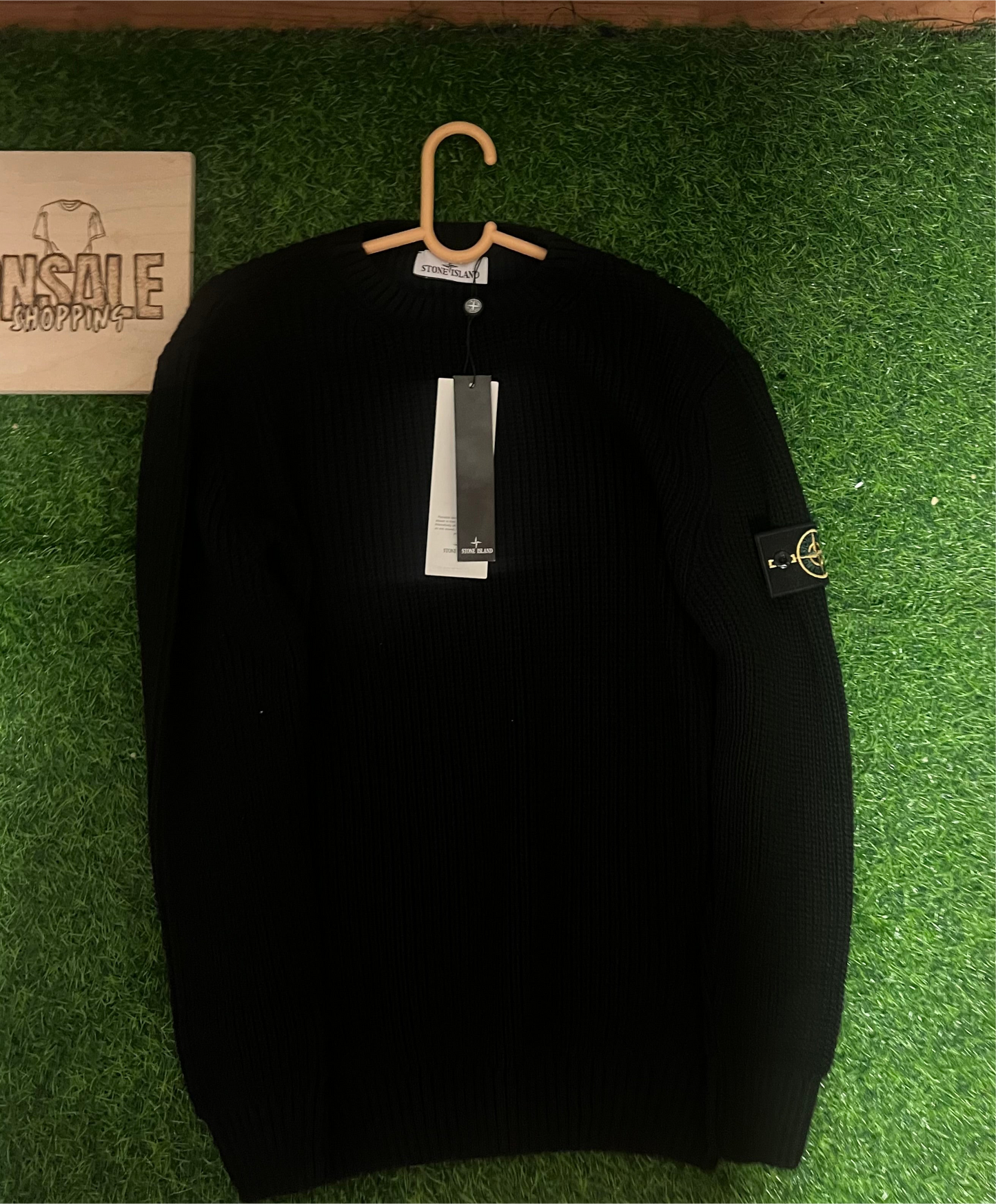 Stone Island Dzemper Crni