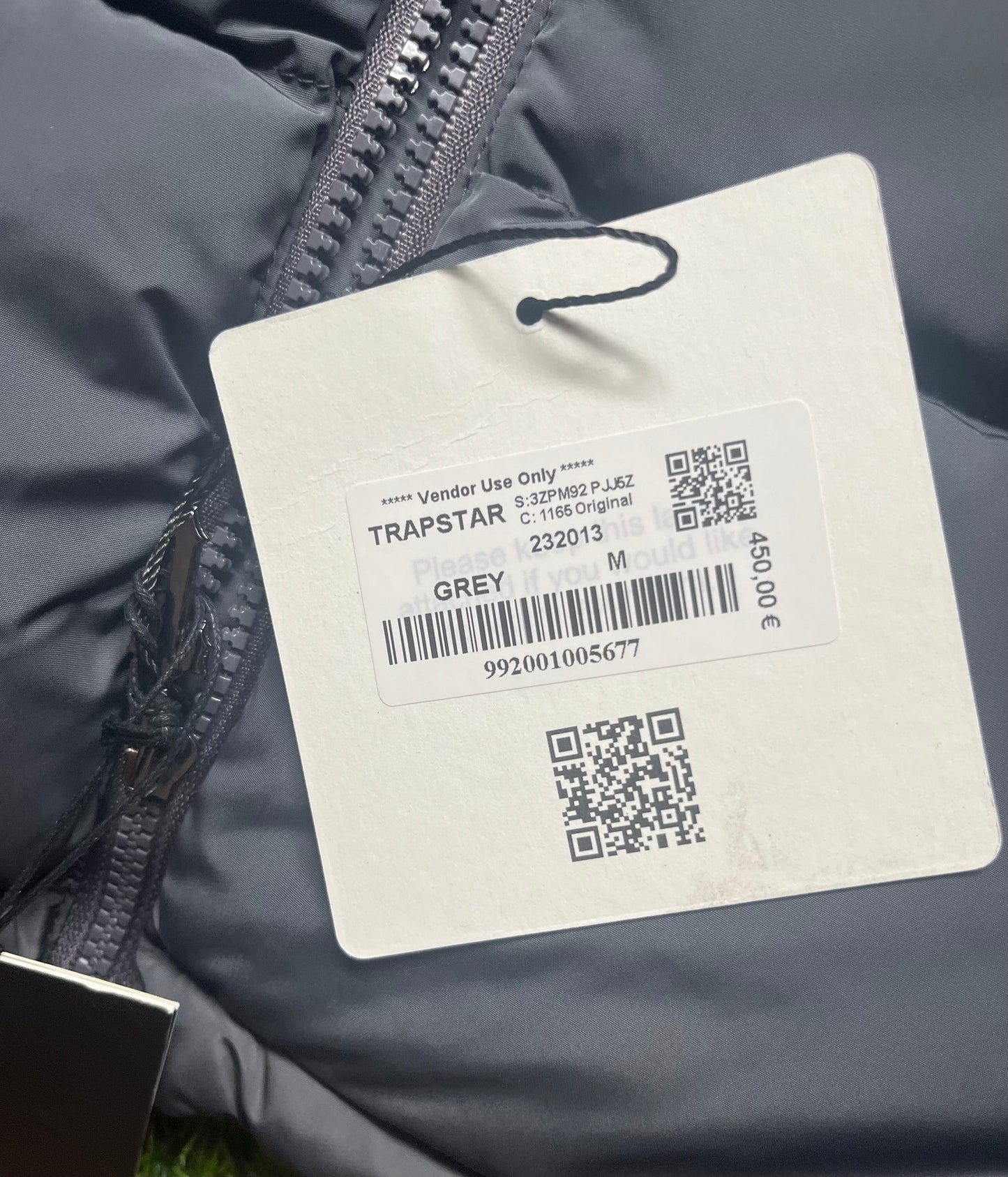 Trapstar Prsluk Crno/Sivi