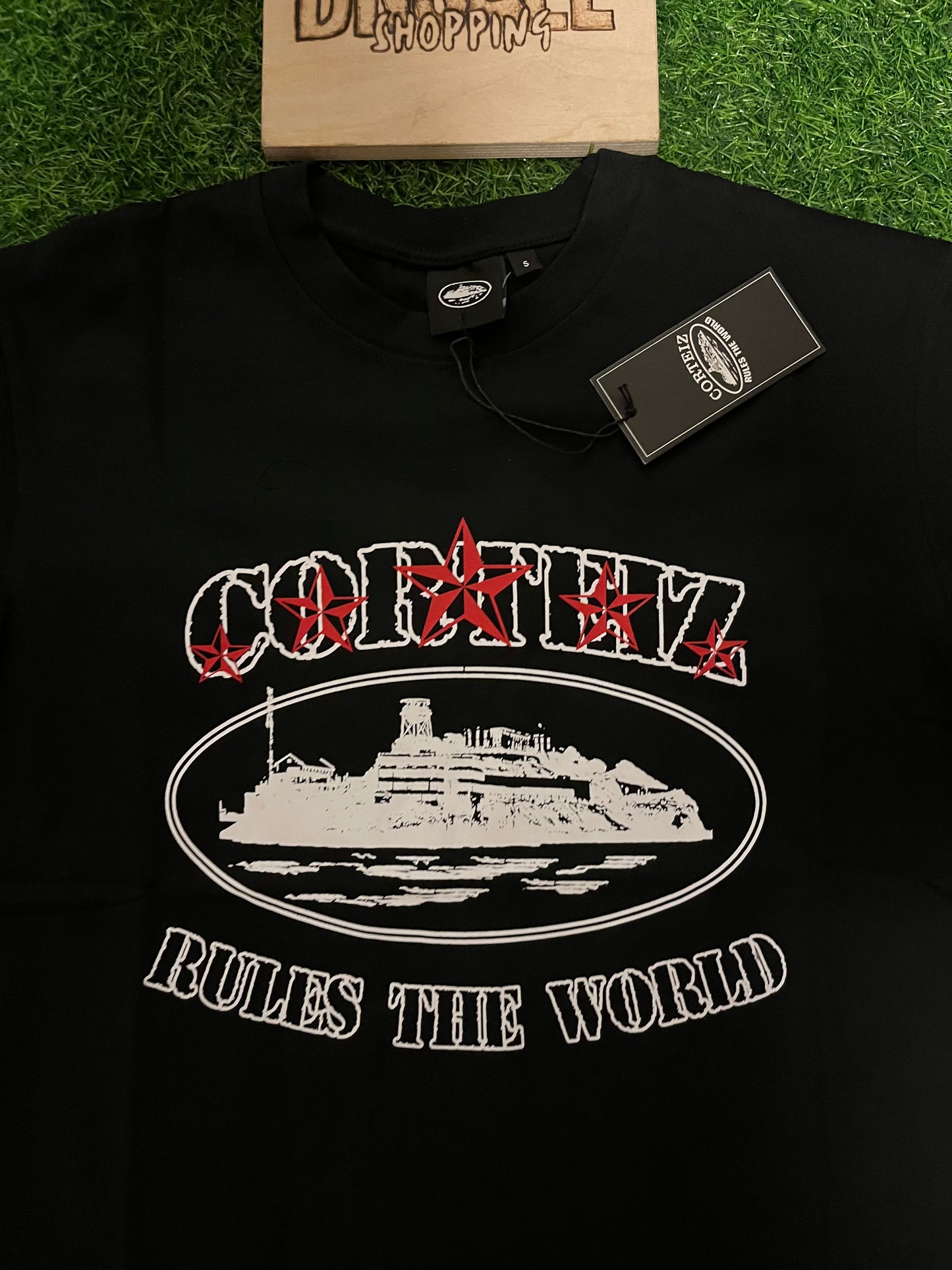 Corteiz Rules The World Majica Crna