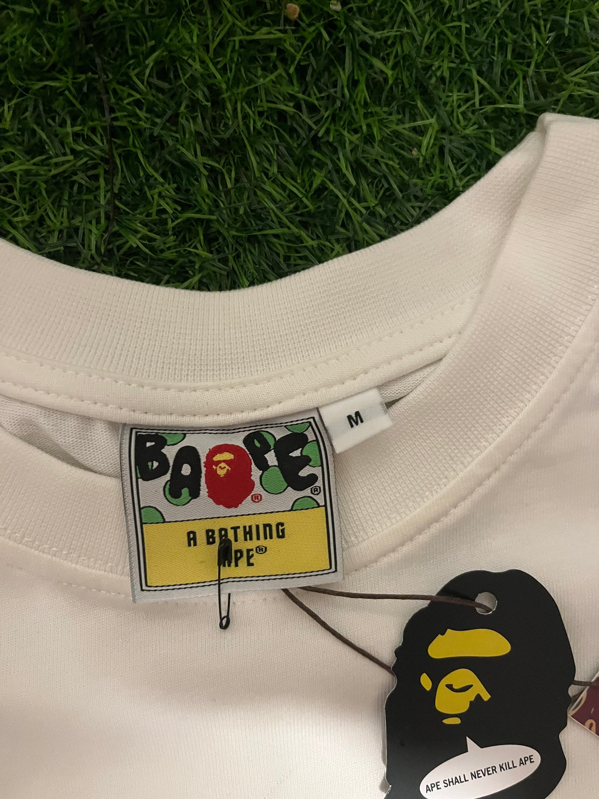 Bape x Burberry Majica Bela
